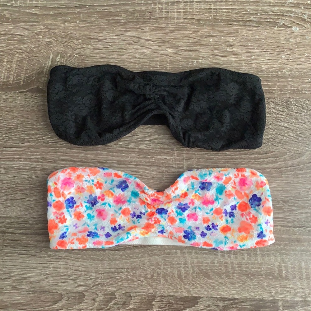 PINK bandeaus/bra bundle